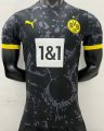 2324 Dortmund away black player version soccer jersey